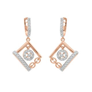 Argus Round Diamond Earrings